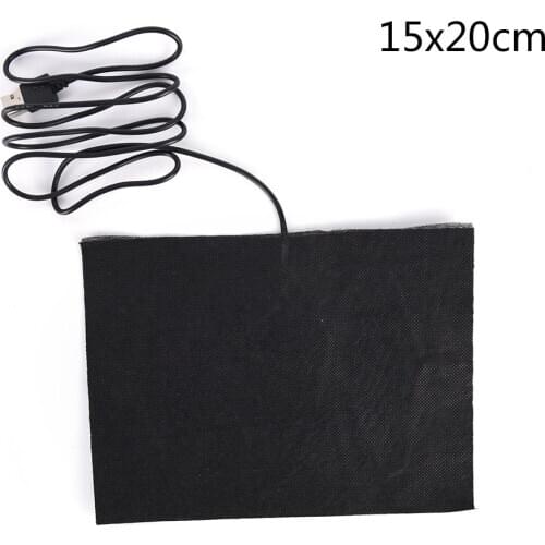 5V Carbon Fiber Heating Pad Hand Warmer USB Heating Film Electric Winter Infrared Fever Heat Mat