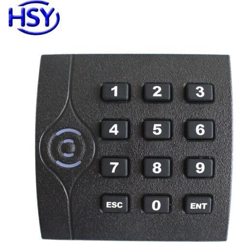 IP65 Waterproof 125Khz Proximity EM ID RFID Card Reader Access Control Keypad WG26 Keytag readers