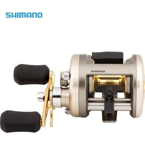 Original Shimano CARDIFF 200A 201A 300A 301A 400A 401A Baitcasting Fishing Reel 4+1BB Gear Ratio5.8:1 Max Drag 5kg Saltwater
