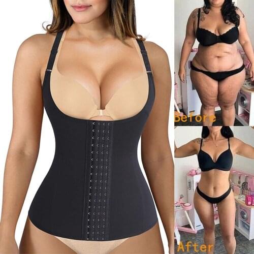 Women Waist Trainer Cincher Underbust Corset for Weight Loss Sport Workout Body Shaper with Adjustable Straps Faja Shapewear
