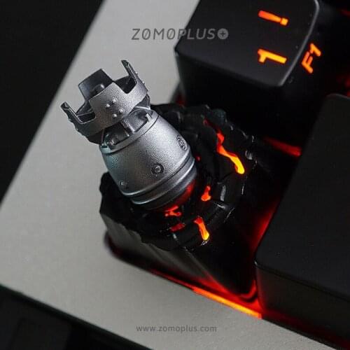 Keycap mechanical keyboard key cap personality design, Magnetic attraction missile Modeling aluminum alloy keycaps MX axis,Z04