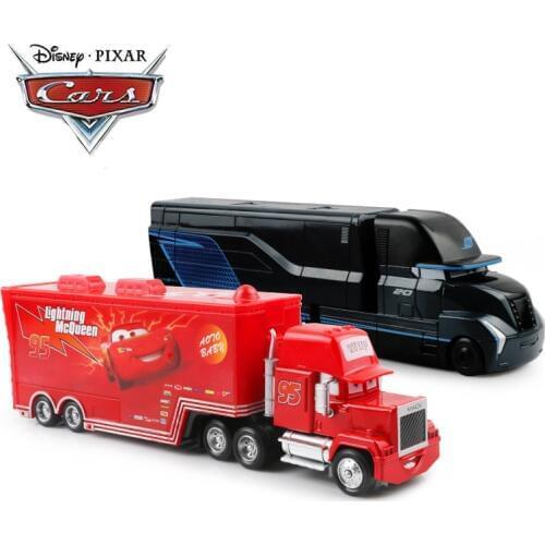 Disney Pixar Cars 2 3 Toys Lightning McQueen Jackson Storm Mack Uncle Truck 1:55 Diecast Model Car Toy Children Birthday Gift