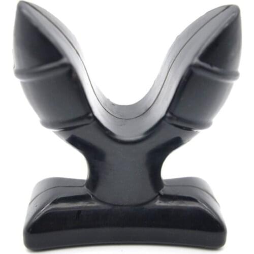 Soft Silicone V Opening Anal Butt Plug Big Anal Dilator Expander Massage Stimulator Adult Lesbian Gay Sex Toys for Women Men