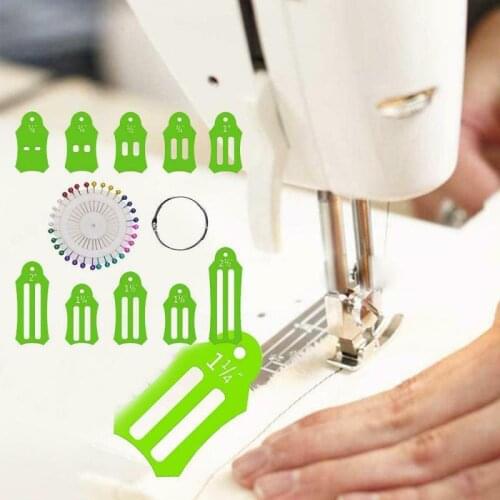 Jelly Roll Sasher Tool Set Bias Tape Fabric Maker Kit Set Quilting Awl Tools for Sewing Quilting Folding Strip Storage DIY Craft