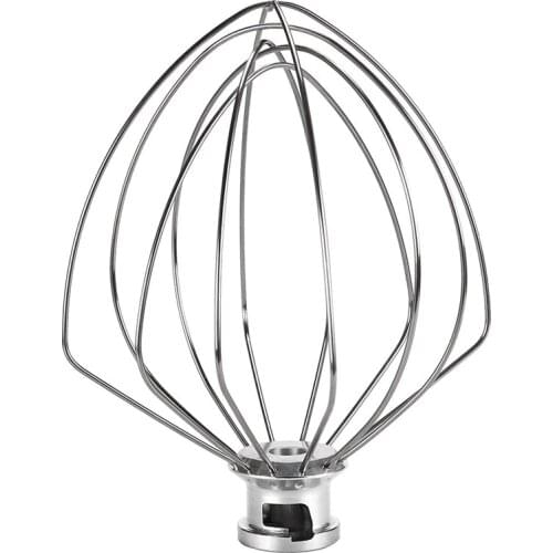 KN256WW 6-Wire Whip Attachment for KitchenAid 5-6 Quart Bowl-Lift Stand Mixer Accessory Replacement, Egg Cream Stirrer