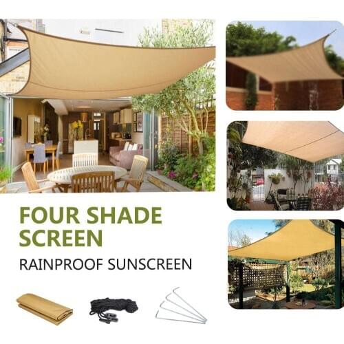 1.8m x1.45m Square Polyester Travel Awning Shade Canopy Practical Durable Waterproof Moisture Proof Shade Screen Portable Camp