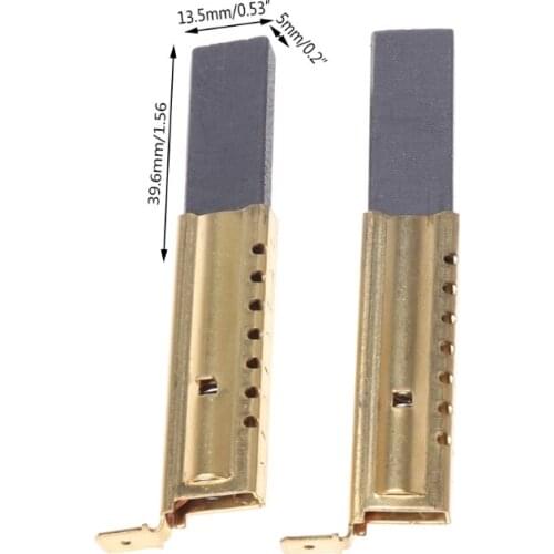 1 Pair Useful Washing Machine Motor Carbon Insert Brushes L94MF7 for whirlpool