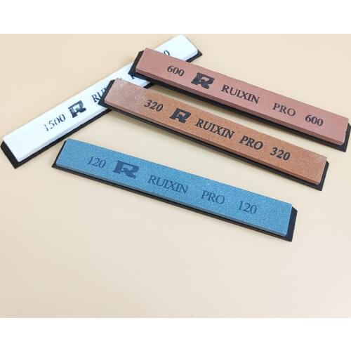 RUIXIN PRO whetstone 4pcs oil stone 120 320 600 1500 Grit Professional Sharpening stone Whetstone Fixed angle knife sharpener