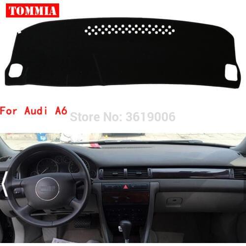 TOMMIA Interior Dashboard Cover Light Avoid Pad Photophobism Mat Sticker For Audi A6