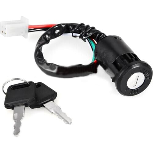 Off-road Motorcycle ATV ATV Start Ignition Switch Electric Door Lock Key Switch Modified Universal Small High Game