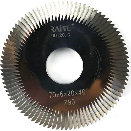 Tungsten 0012C.C Milling cutter ( 70x6x20 ) For Wenxing Key Cutting Machine 888A 888C & Gladaid GL-368A,KL-918,888A,333A machine