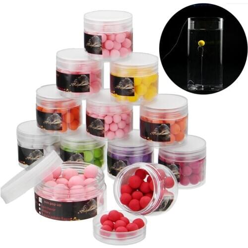 Carp Fishing Pop Ups Beads Floating Pop-up Bead PVA Ball Lure Bait Lures popup Colored Lure In One Bottle