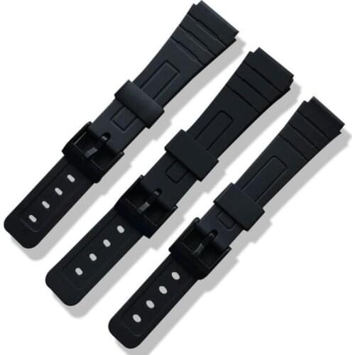 High Grade Replacement Black Sprots Bracelet For Casio G-shock F-105W A168W F105W A-168W WatchBands Strap Rubber Wrist Strap