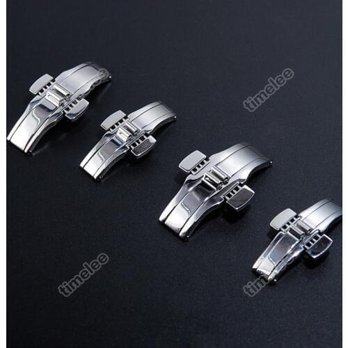 Stainless steel clasp For 1853 T035617 T035439 Watch Strap Butterfly buckle Solid steel buckle