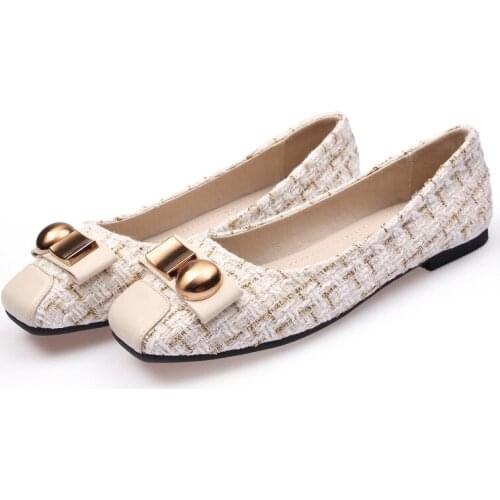 Women Flats Wedding Shoes Women Loafers Oxford Slip on Casual Footwear Flat Shoes Ladies Square toe Soft Elegant Office shoes
