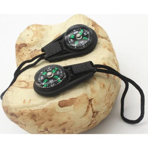 Mini Compass Survival Kit with Keychain Outdoor Camping Hiking Hunting Climbing Pocket Navigator Adventure Riding Tool Wholesale