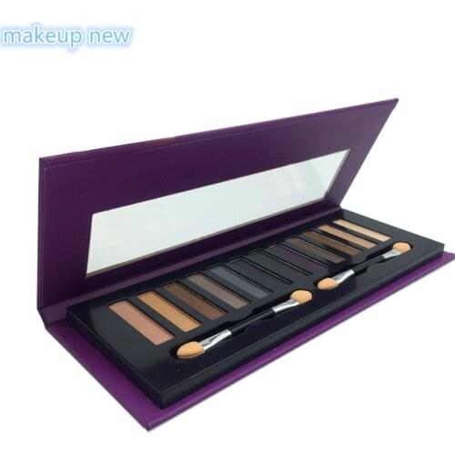 1pc 12Color Professional Nude eyeshadow palette makeup matte Smoked Eye Shadow palette Make Up Glitter color set