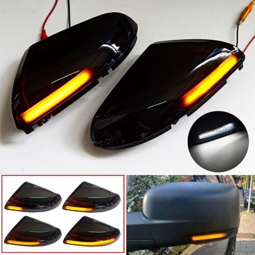 2pcs LED Turn Signal Light Side Rearview Mirror Indicator For Dodge Ram 1500 2500 3500 Dynamic Blinker Rear View Mirror Lamp