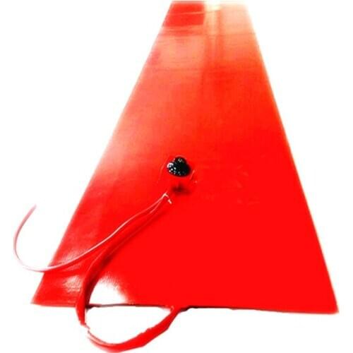 480*2300*1.5mm Silicone Rubber Ski Press Heater 220v 3000w dial thermostat on wire 1500mm lead wire out from middle of short