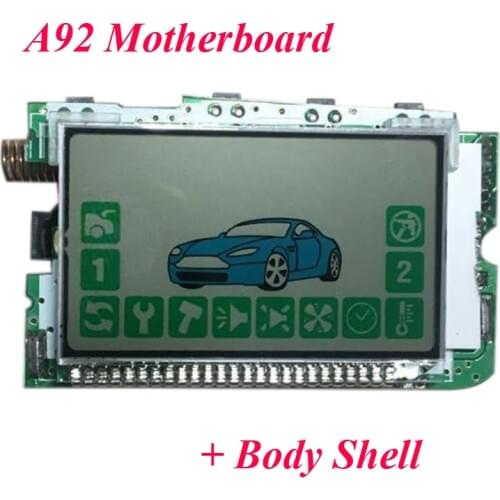 A92 LCD Remote Control Keychain Fob For Two Way Russian StarLine A92 Car Alarm System