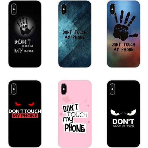 Don't touch my phone For Huawei Y5 Y6 Y7 Y9 Prime Pro GR3 GR5 2017 2018 2019 Y3II Y5II Y6II Accessories Phone Cases Covers