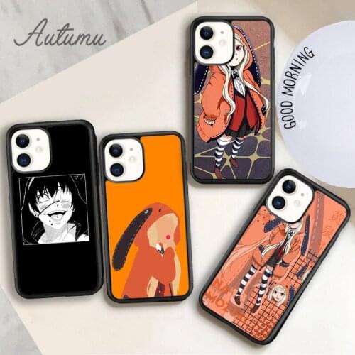Runa Yomozuki Kakegurui Phone Case for iPhone 11 12 Pro Max mini X XR XS SE 2020 5 6S 7 8 Plus Samsung Galaxy S8 S9 S10 Cover