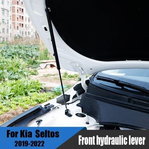 For Kia Seltos kx3 2019 2021 2022 car front cover hood hydraulic rod damper retrofit installation accessories