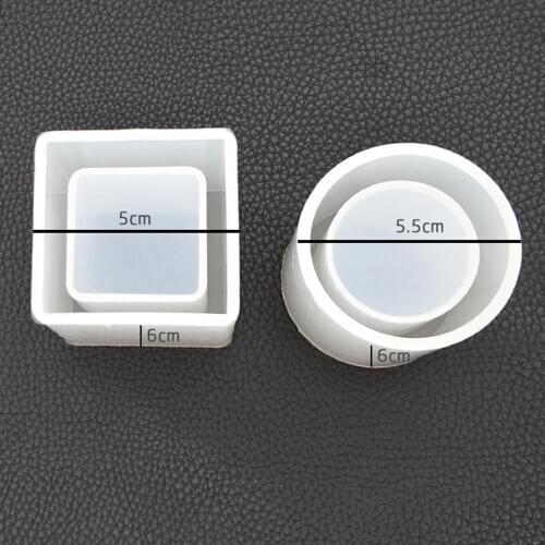 Home Kitchen Pen Holder Mould Silicone Tray Lce Tool Stationery Cup Diy Translucent White Mold Storage Box Silica Gel Mould