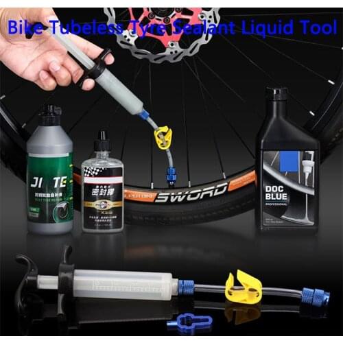 TOOPRE Bicycle Tubeless Tire Sealant Injection Tool For Mountain Road Bike Tire Presta Schrader Repair Fluid Filling Syringe