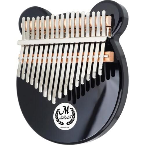 Kalimba 17 Key Acrylic Kalimba Transparent Thumb Piano Finger Piano with EQ Tuner Hammer Gig Kalimba Case Manual Christmas Gift