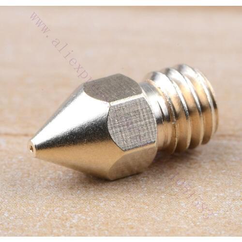 4pcs 3D Printer Accessory Brass Nozzles Zortrax Nozzle for Zortrax M200 M300, Afinia H479, H480 3D Printer