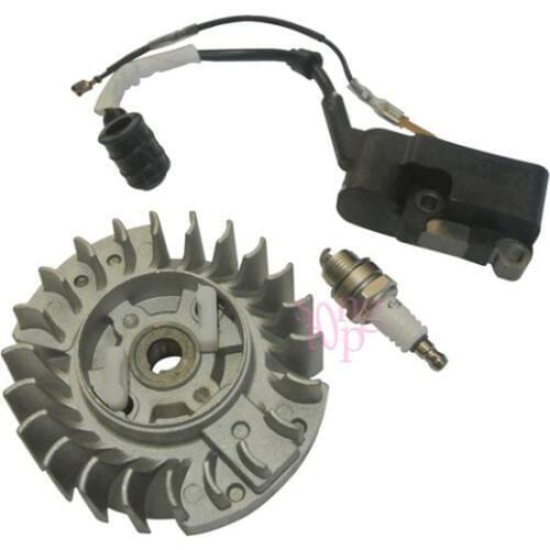 FLYWHEEL Spark Plug FIT CHINESE CHAINSAW 4500 5200 5800 52cc 58cc SILVERLINE