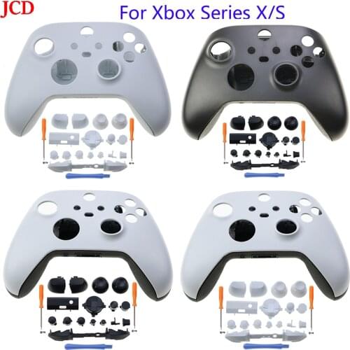 1 Set Replacement Matte Controller Full Housing Shell Faceplates Buttons Kit for Xbox series X S Controller Case Cover W/ Tools