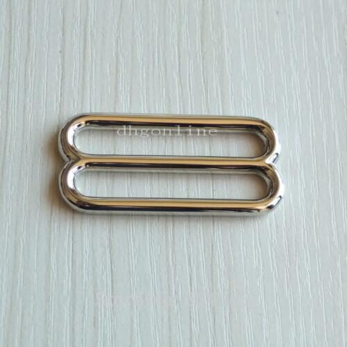 100 Pcs Widemouth 1.5" 38mm Metal Round Triglides Webbing Slides For Leather Strap Wholesale