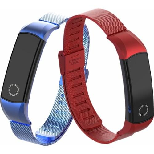 Metal Strap For Honor Band 5 2pcs Smart Wristband Bracelets Correa Stainless Steel For Huawei Honor Band 5/4 Strap Bracelets