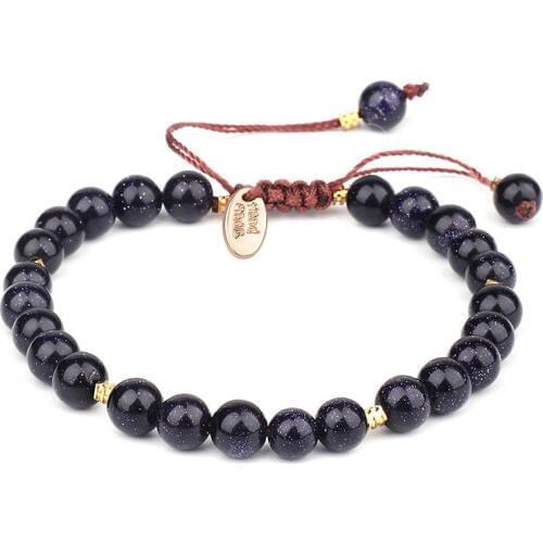 Fashion Bracelet Handmade Tiger Eye Buddha Bracelets men 6mm Natural Stone Round Beads Bracelet Women Adjustable Size