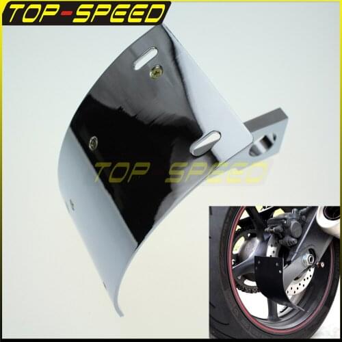 Motorcycle Chrome Side Mount Tail License Number Plate Bracket For Kawasaki ZX-12R 2000-2005 ZX-14R 2006-2014 ZX6RR 1998-2005