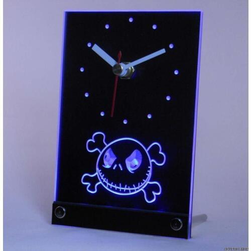Tnc0215 Nightmare Before Christmas Jack Table Desk 3D LED Clock