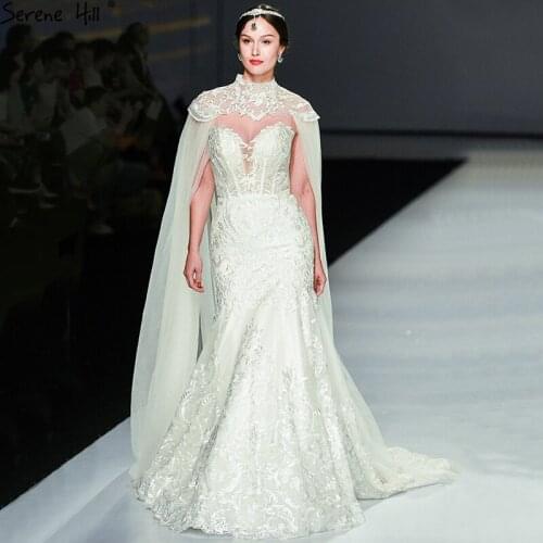 New Sleeveless Sexy High-end CUT-OUT Wedding Dresses 2021 Handmade Flowers Mermaid Vintage Bride Gown Real Photo 66594
