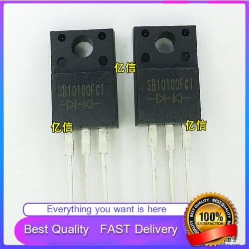 10Pcs/Lot New Original SB10100FCT MHZ Diode TO220F Good Quality