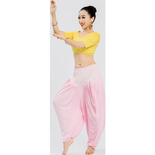 Indian Dance Performance Clothing Bollywood Sari Tops Oriental Dance Costumes For Women Indian Folk Dance Tops Dress DQL922