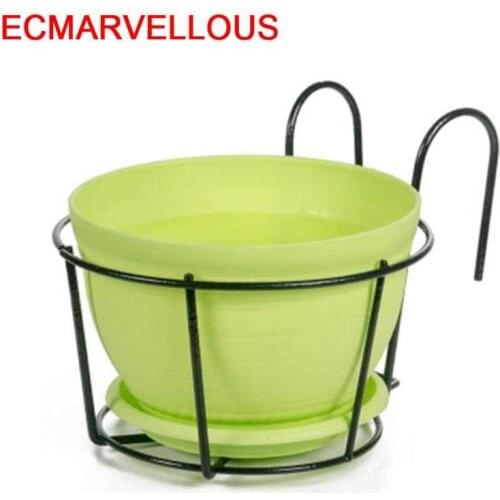 Plante Decoracion Exterior Outdoor Decor Dekoru Decoration Decorative Metal Balcon Balkon Flower Shelf Balcony Plant Rack