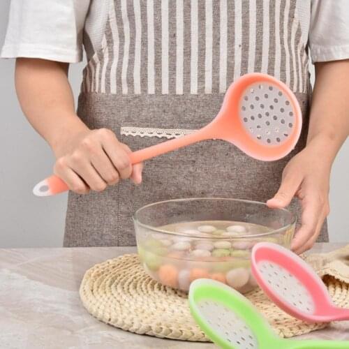 Portable Filter BPF Free Silicone Kitchen Strainer Spoon for Household