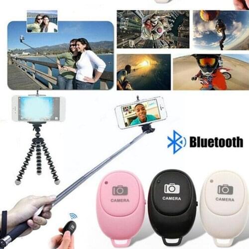 Remote Control Bluetooth Wireless Selfie Button Clicker Artifact Camera Shutter Smartphones For Android Contr Selfie IOS K0K3