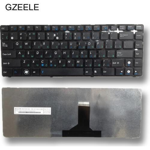 GZEELE NEW russian laptop keyboard FOR ASUS P43E P43S N43E N43EI U30 U30JC K43E K43SA U80 U81 UL80 U80V U80E U82 U82U RU BLACK