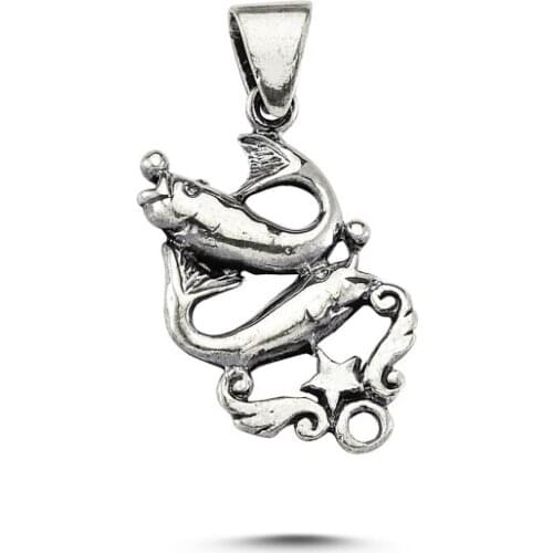 Silverlina Silver Piscean Brolog Pendant