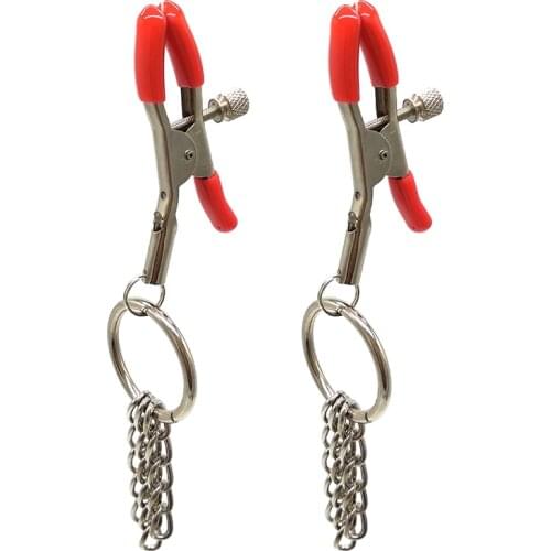 Slave Breast Stimulator Adult Games Flirtingwith Bell Nipple Clamps Clip Sex Toys for Women Couple