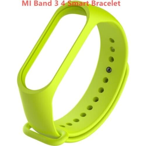 Replacement Sport Strap Watch Silicone Wrist Strap For Xiaomi Mi Band 3 4 Bracelet 3 Miband 4 3 Strap Smart Bracelet Accessories