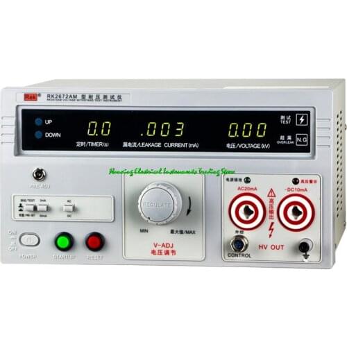 Fast arrival Rek High Accuracy AC/DC 5KV Withstanding Voltage Tester pressure Hipot tester RK2672AM