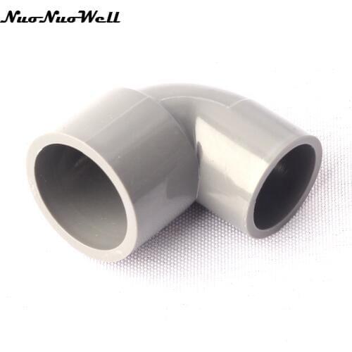 5pcs NuoNuoWell PVC 25mm -20mm Pipe 90 Degre Connector Garden Hose Parts Irrigation Watering System Aquarium Water Tank Fittings